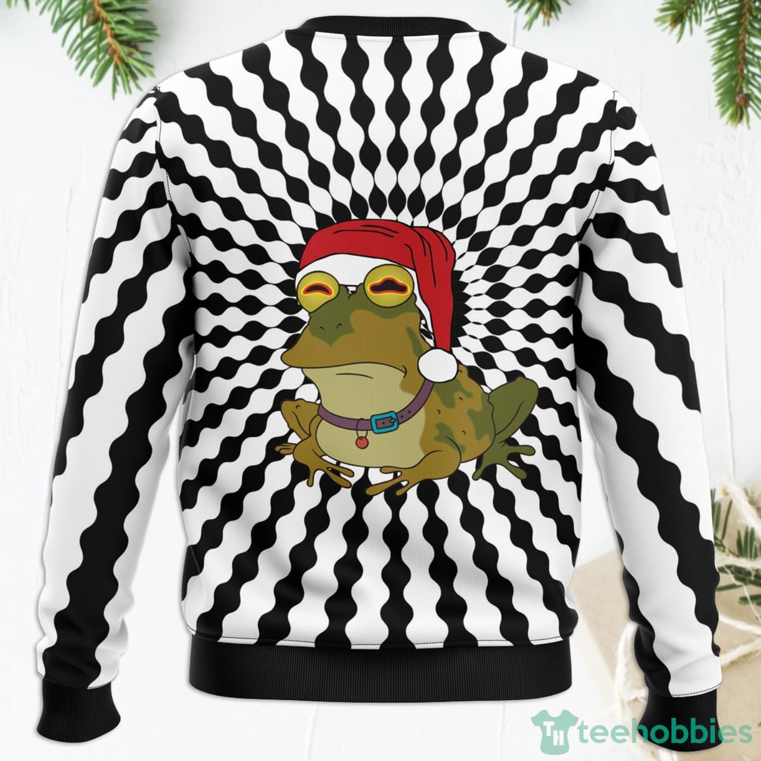 All Glory To The Hypnotoad Ugly Christmas Sweater For Men And Women Product Photo 4 All Glory To The Hypnotoad Ugly Christmas Sweater For Men And Women Product Photo 4