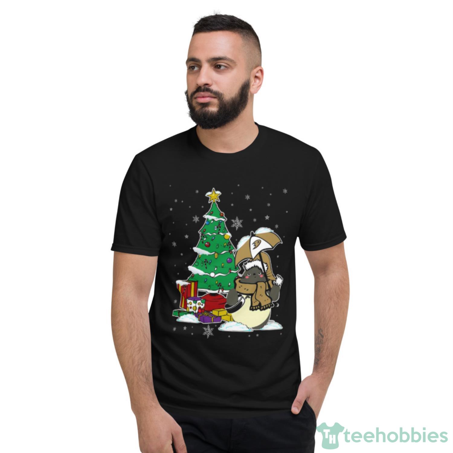 Anaheim Ducks NHL Hockey Cute Tonari No Totoro Christmas Shirt For Fans - Short Sleeve T-Shirt Anaheim Ducks NHL Hockey Cute Tonari No Totoro Christmas Shirt For Fans - Short Sleeve T-Shirt