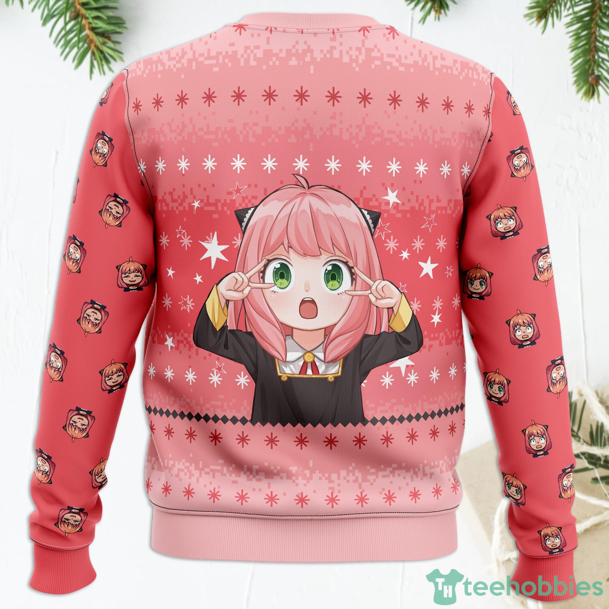 ugly christmas sweater anime
