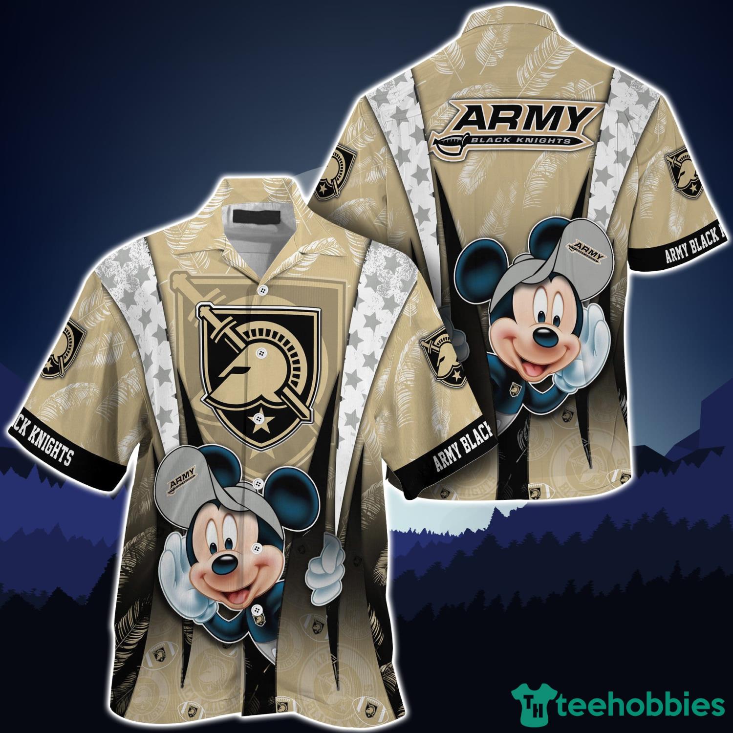 Army Black Knights Mickey Lover Hawaiian Shirt For Fans Product Photo 1