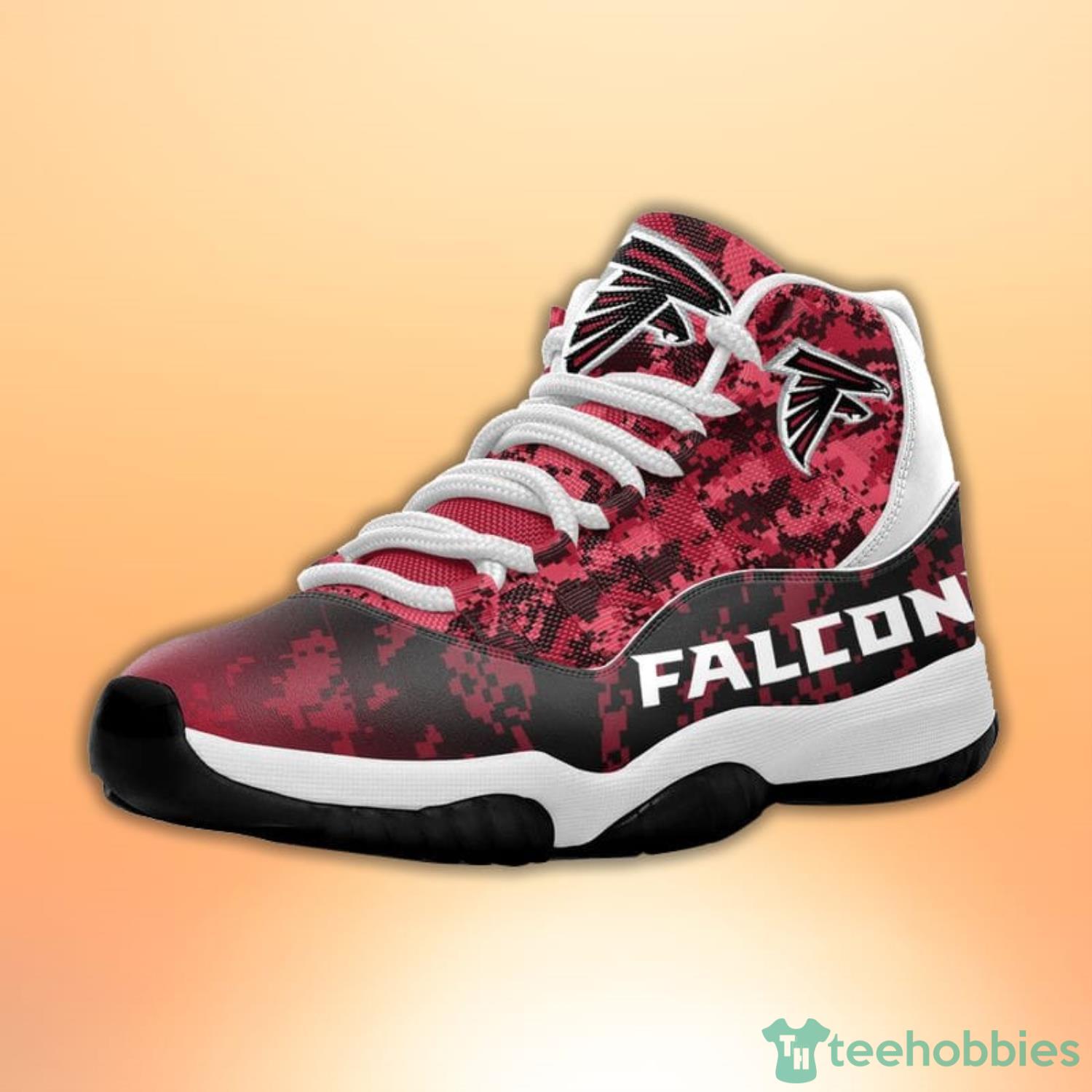 Atlanta Falcons Camo Pattern Air Jordan 13 Shoes For Fans