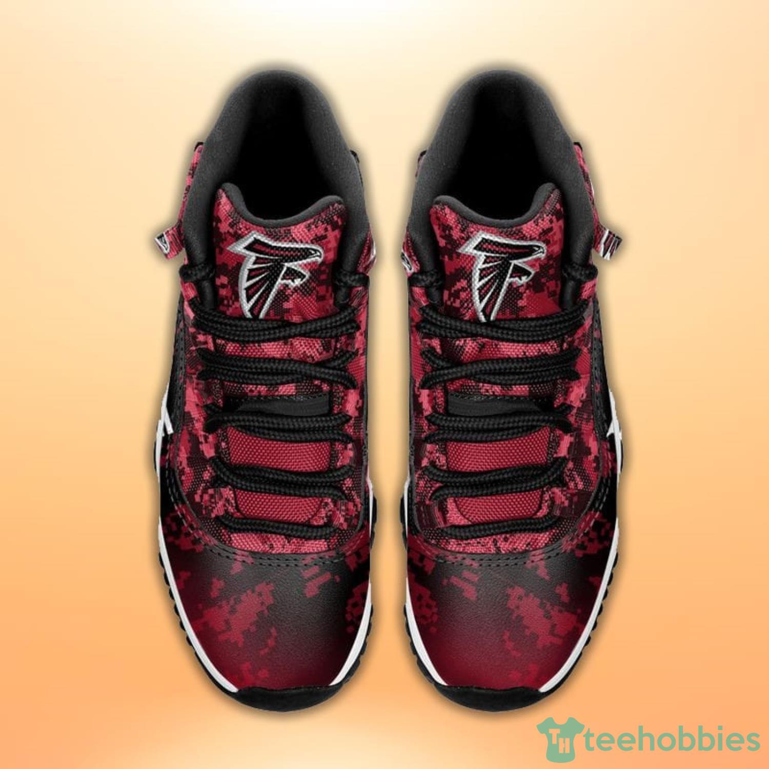 Atlanta Falcons Camo Pattern Air Jordan 13 Shoes For Fans