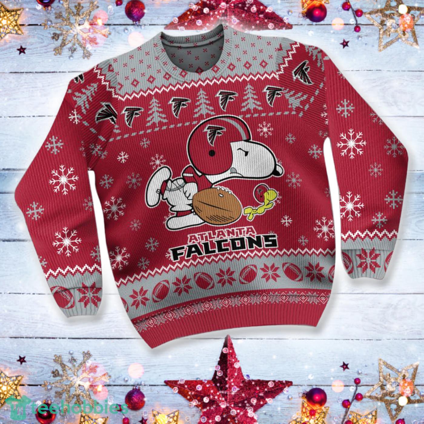 Atlanta Falcons Snoopy NFL Christmas Ugly Sweater Gift For Fans