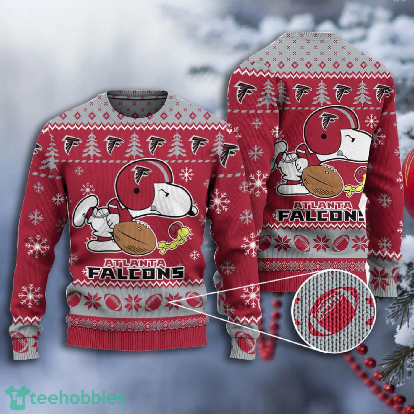 Atlanta Falcons Snoopy NFL Christmas Ugly Sweater Gift For Fans