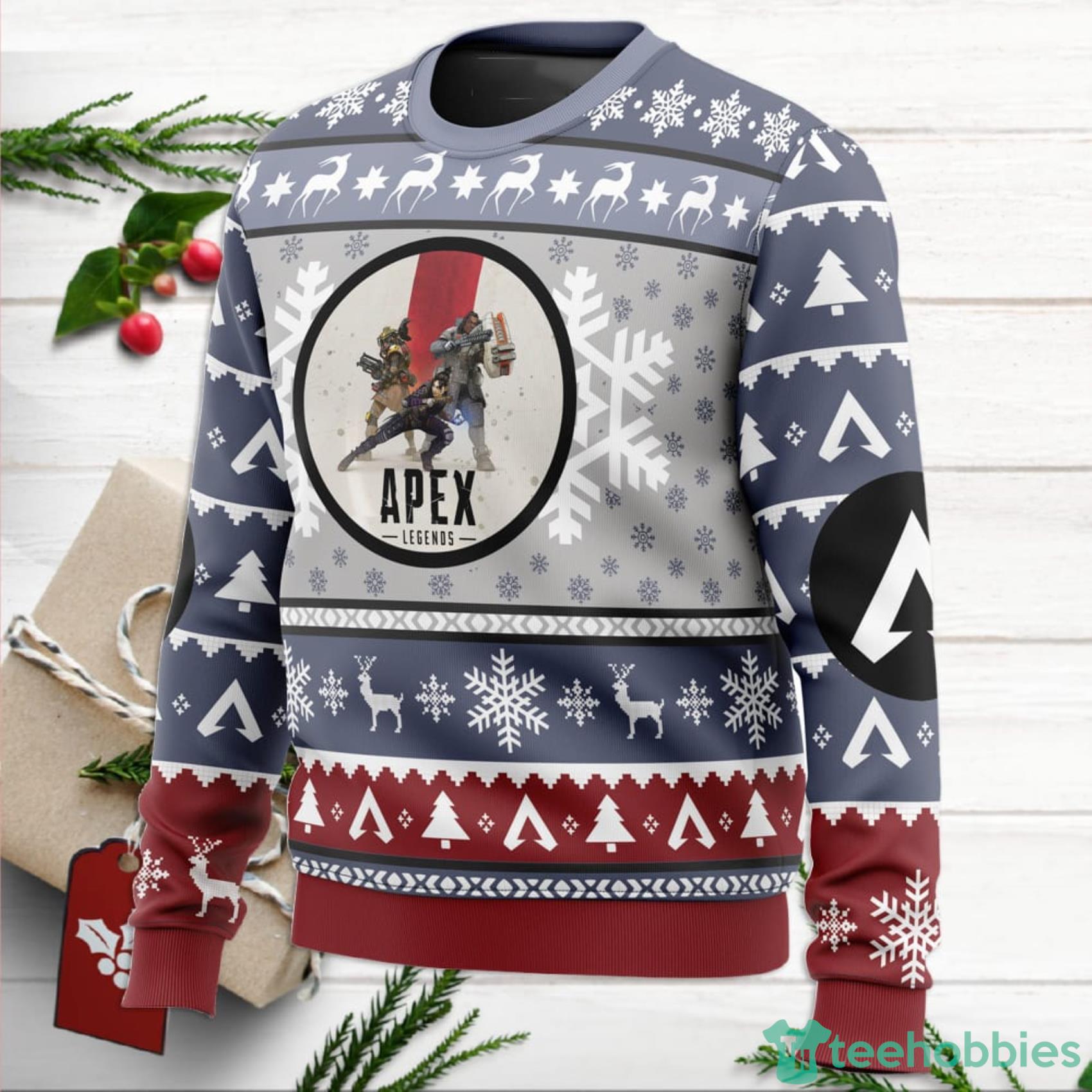 Battle Royale Apex Legends Ugly Christmas Sweater For Men And Women Product Photo 2 Battle Royale Apex Legends Ugly Christmas Sweater For Men And Women Product Photo 2