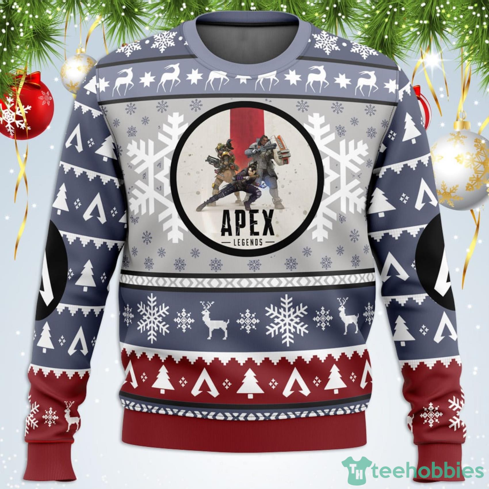 Battle Royale Apex Legends Ugly Christmas Sweater For Men And Women Product Photo 1 Battle Royale Apex Legends Ugly Christmas Sweater For Men And Women Product Photo 1