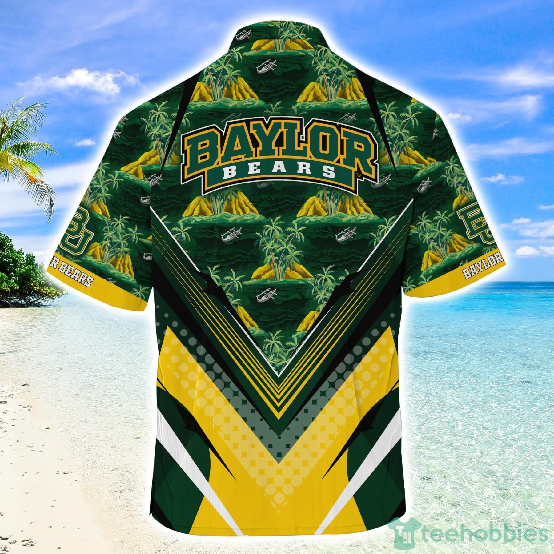 Baylor Bears Summer Gift Hawaiian Shirt And Short image Baylor Bears Summer Gift Hawaiian Shirt And Short Product Photo 3