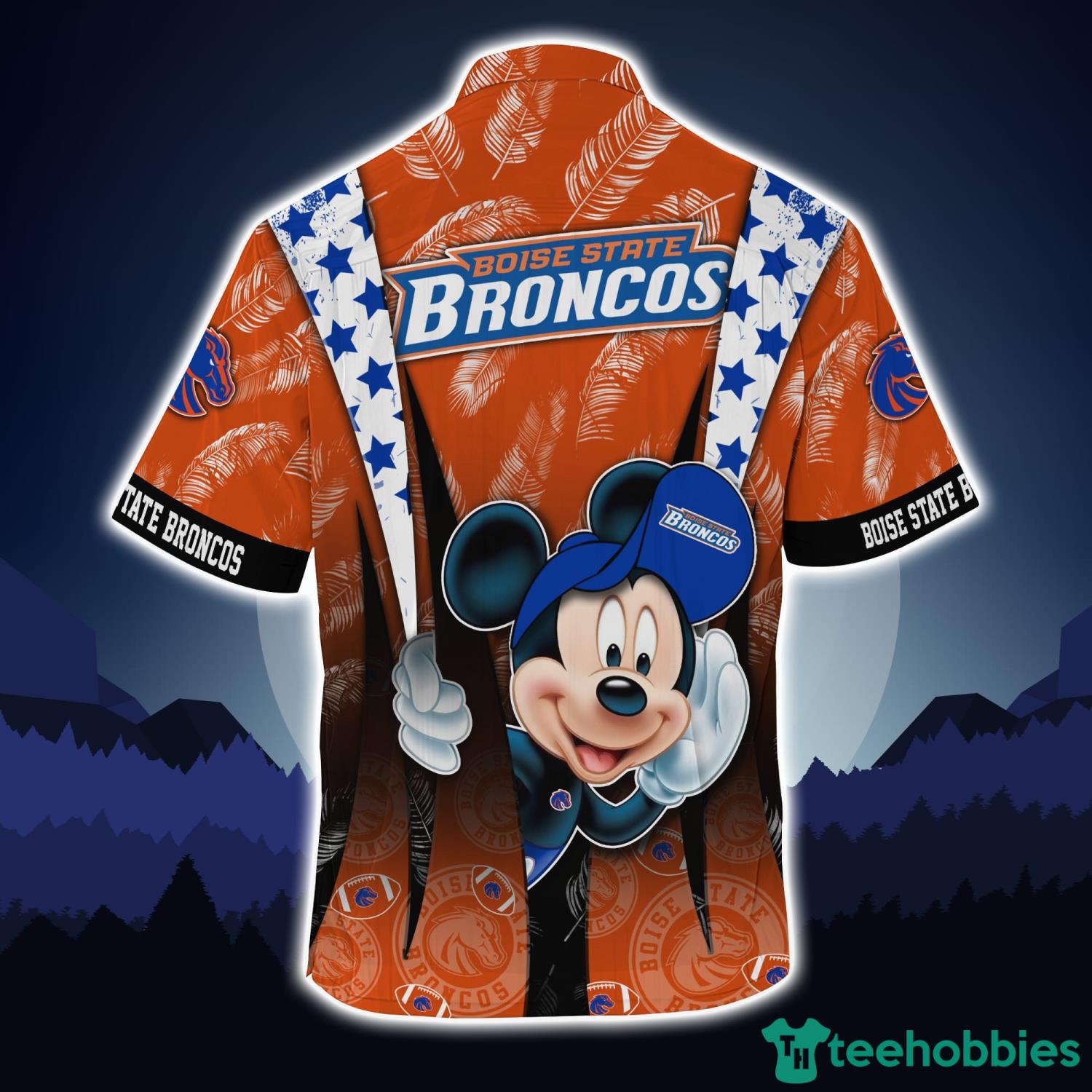 Boise State Broncos Sport Fans Mickey Hawaiian Shirt And Shorts