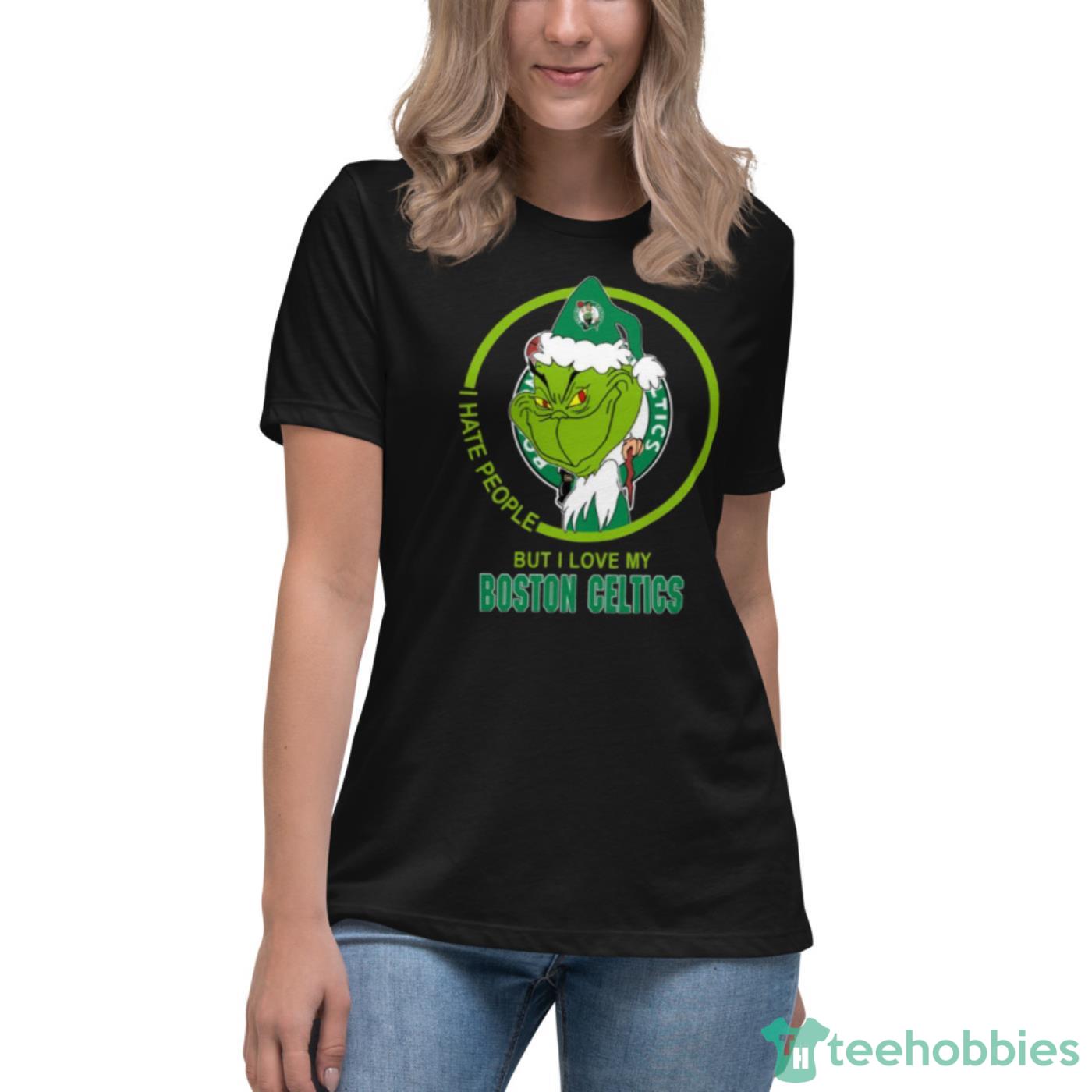 Boston Celtic Funny Grinch Ugly Christmas Sweater - Freedomdesign