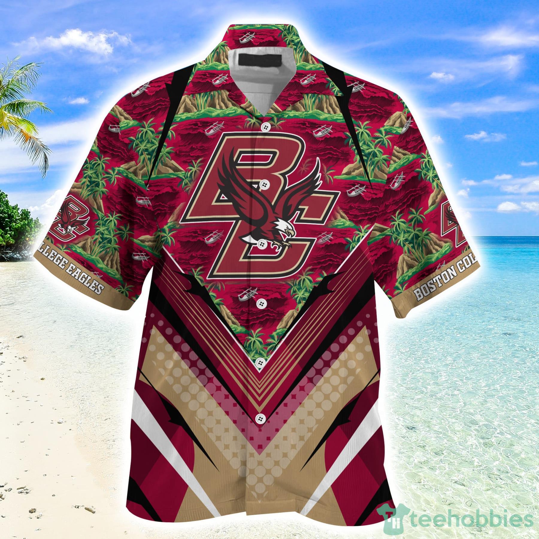 Boston College Eagles Summer Gift Hawaiian Shirt And Short image Boston College Eagles Summer Gift Hawaiian Shirt And Short Product Photo 2