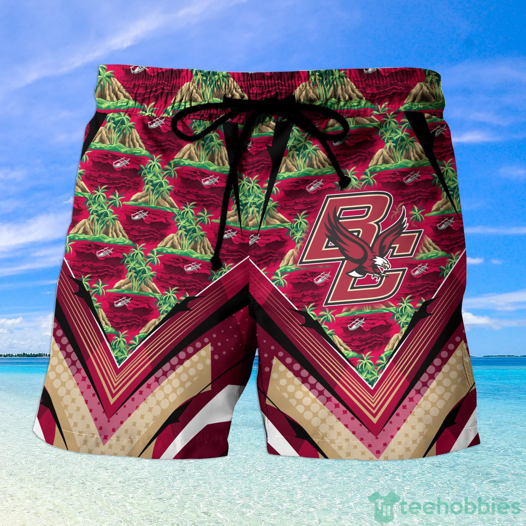 Boston College Eagles Summer Gift Hawaiian Shirt And Short Product Photo 4 Boston College Eagles Summer Gift Hawaiian Shirt And Short Product Photo 4