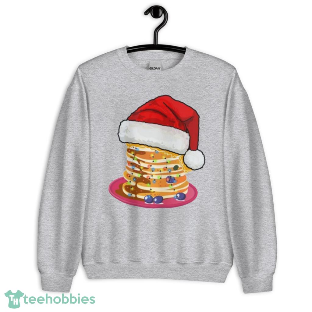 Breakfast Hat Santa Merry Christmas T-Shirt - Unisex Heavy Blend Crewneck Sweatshirt