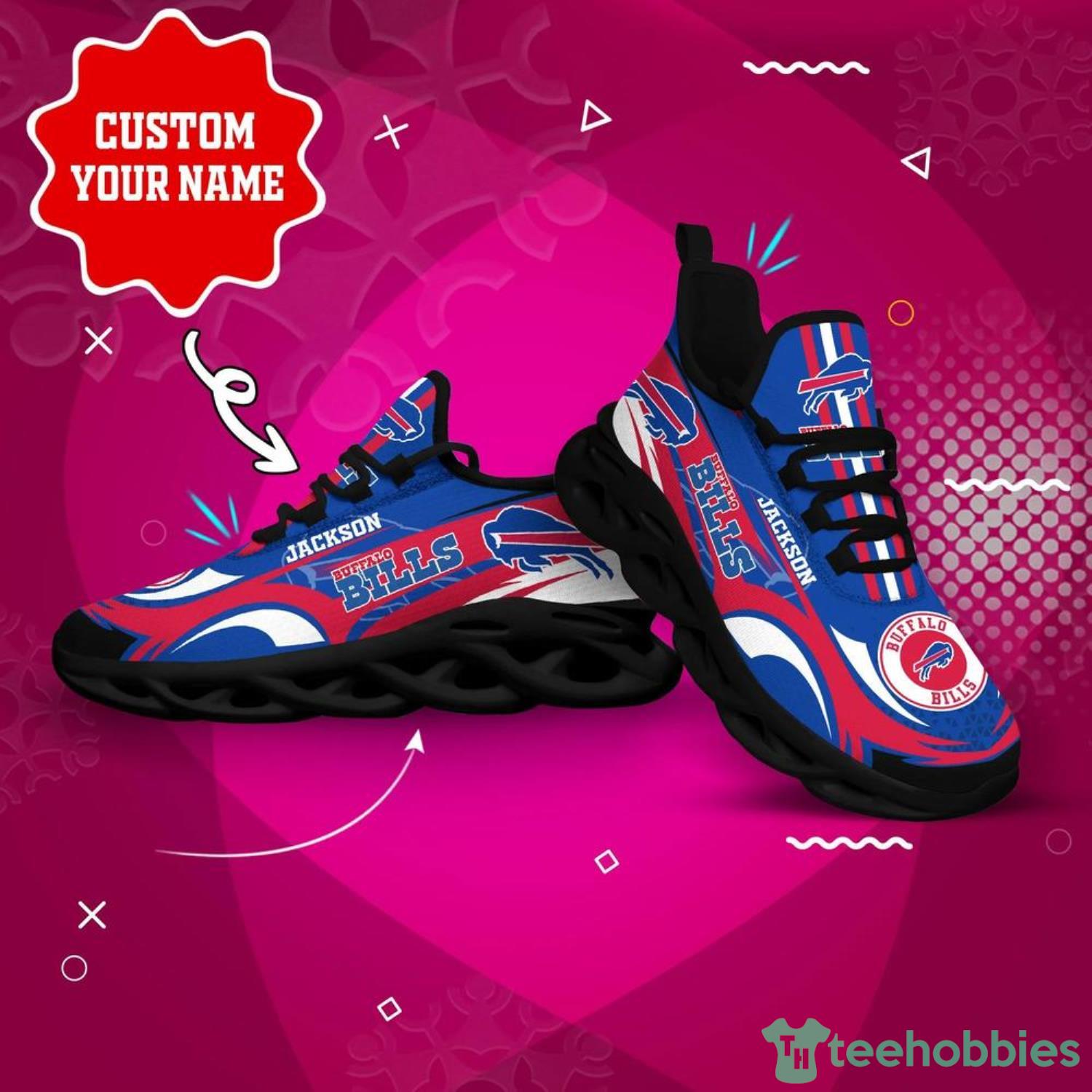 Buffalo Bills Custom Name Men And Women Max Soul Shoes