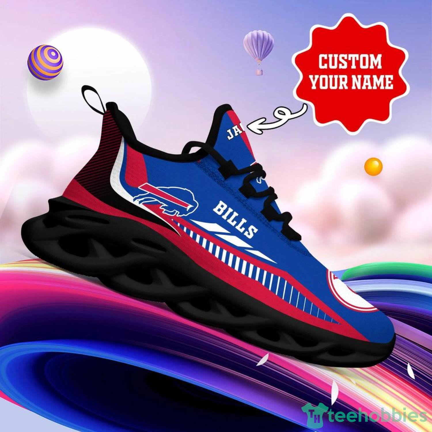 Buffalo Bills NFL Max Soul Shoes Custom Name Sneakers For Fans