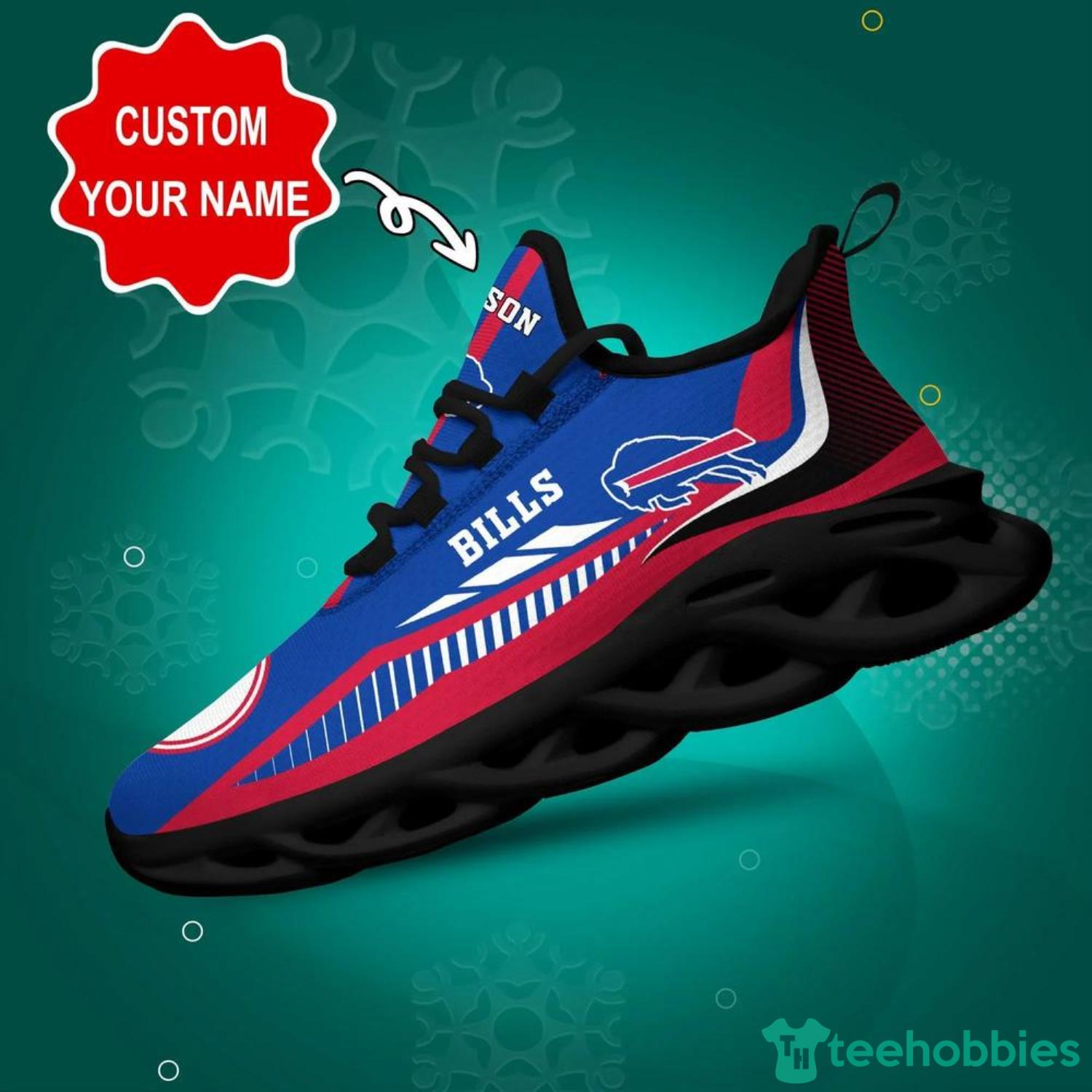 Personalize NFL Buffalo Bills Camo Max Soul Sneakers Sport Shoes - T-shirts  Low Price