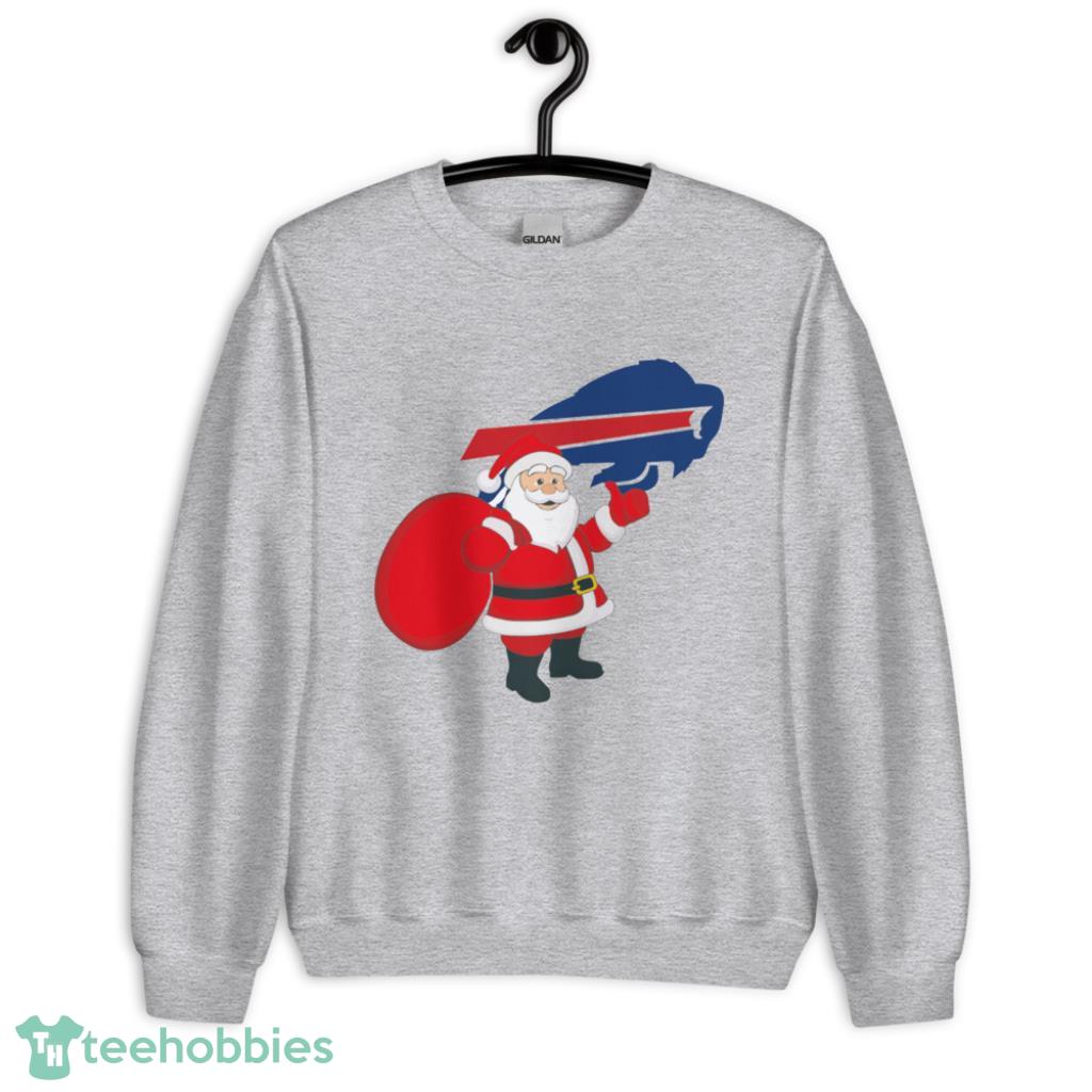 Buffalo Bills Santa Claus Christmas Shirt - Unisex Heavy Blend Crewneck Sweatshirt