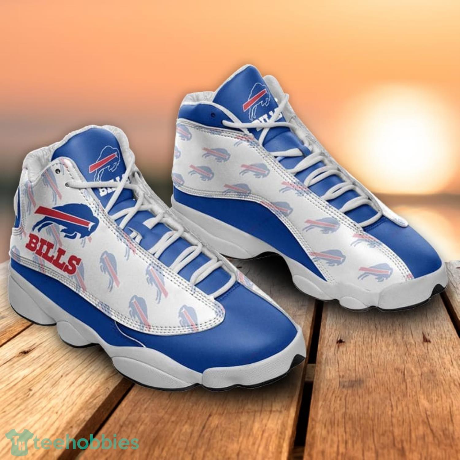 Buffalo Bills Team Air Jordan 13 Shoes Custom Sneakers For Fans Product Photo 1