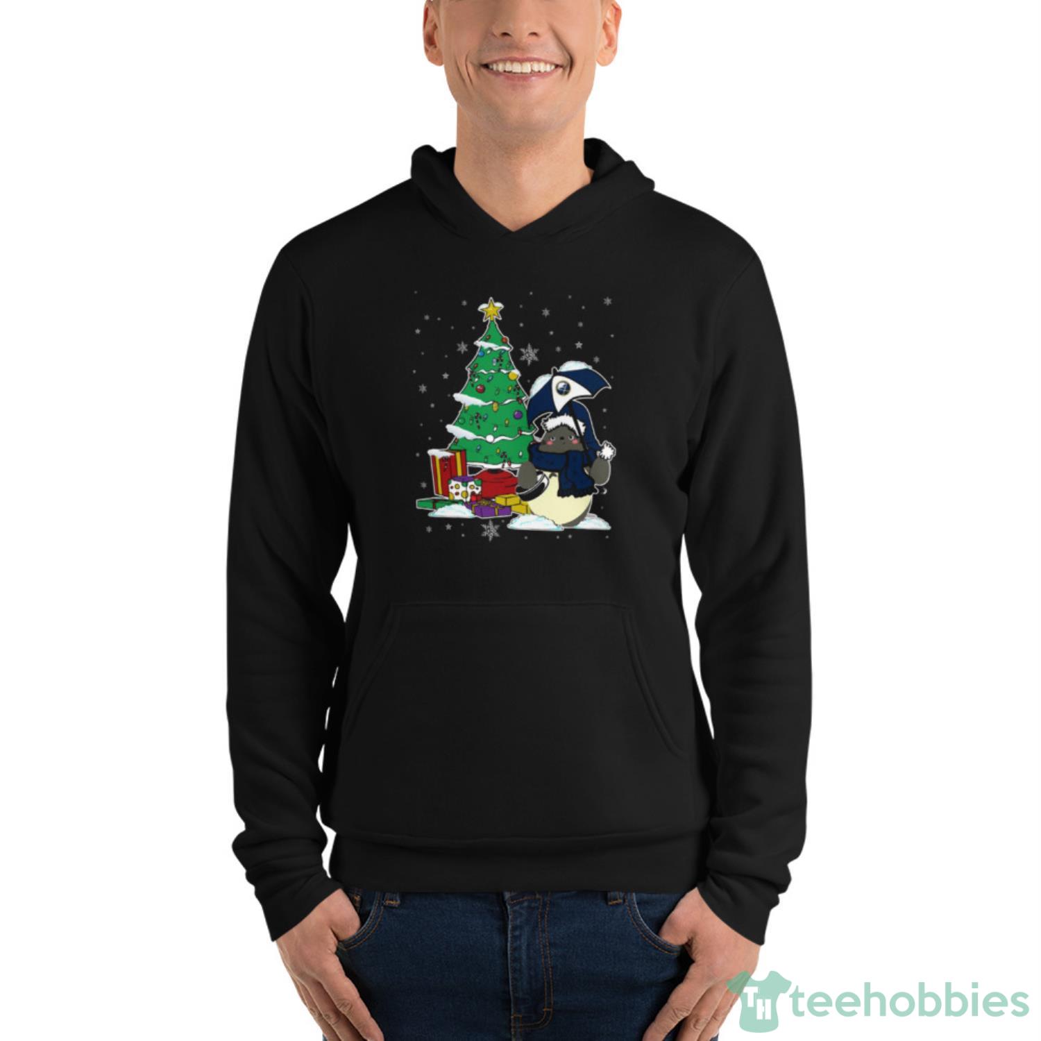 Buffalo Sabres NHL Hockey Cute Tonari No Totoro Christmas Shirt For Fans - Unisex Fleece Pullover Hoodie Buffalo Sabres NHL Hockey Cute Tonari No Totoro Christmas Shirt For Fans - Unisex Fleece Pullover Hoodie
