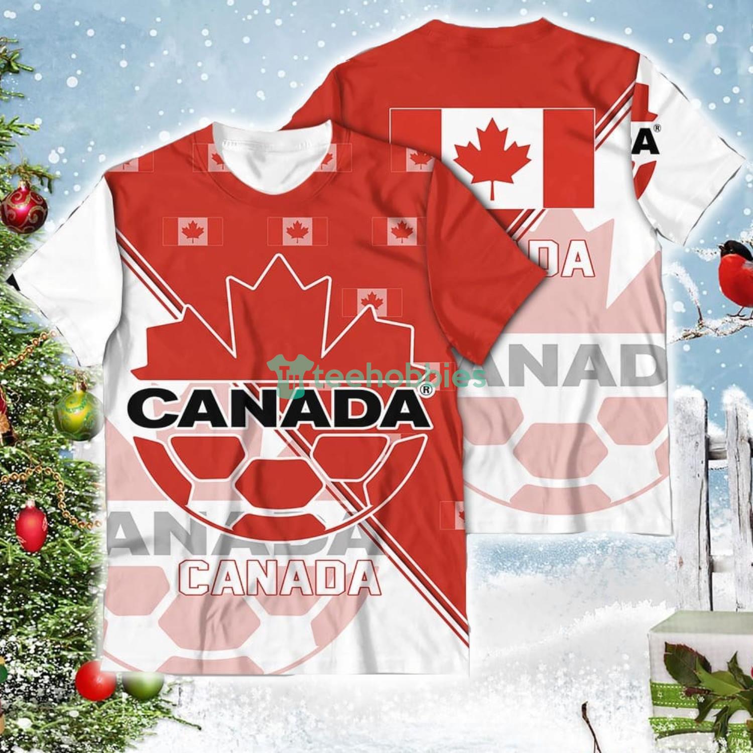 Canada National Soccer Team Qatar World Cup 2022 Champions Soccer Team 3D All Over Printed Shirt Product Photo 2