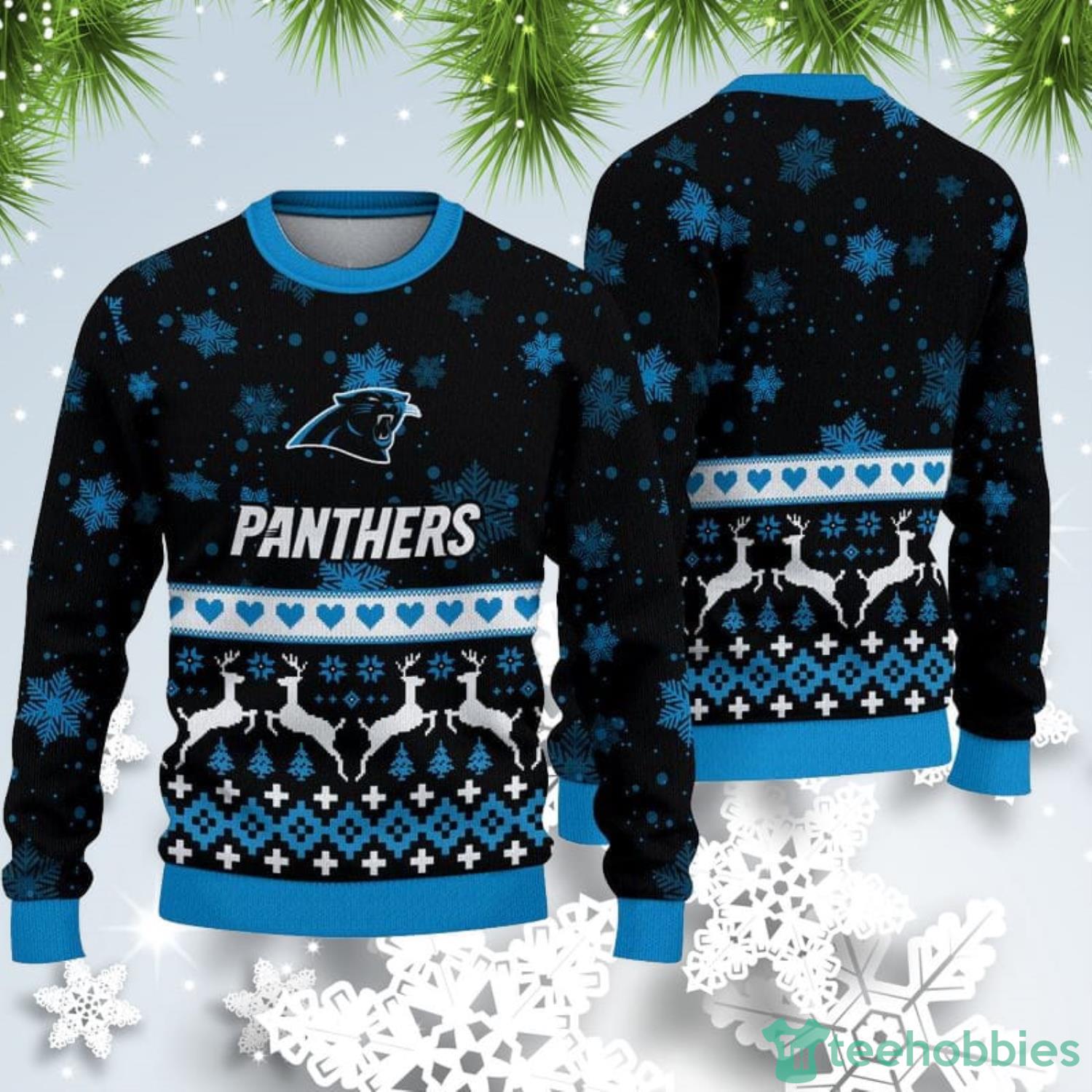 Carolina Panthers Baby Groot And Grinch Best Friends Football Ugly  Christmas Sweater - Banantees