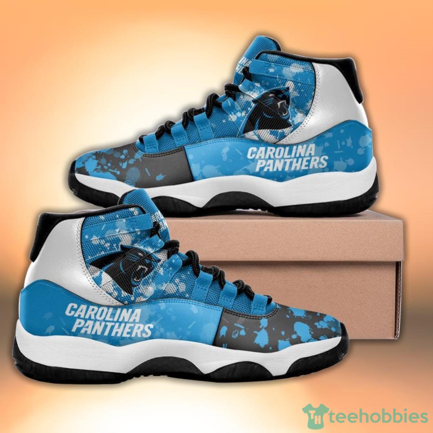 Carolina Panthers Fans Pattern Texture Style Sneaker Air Jordan 11 Shoes