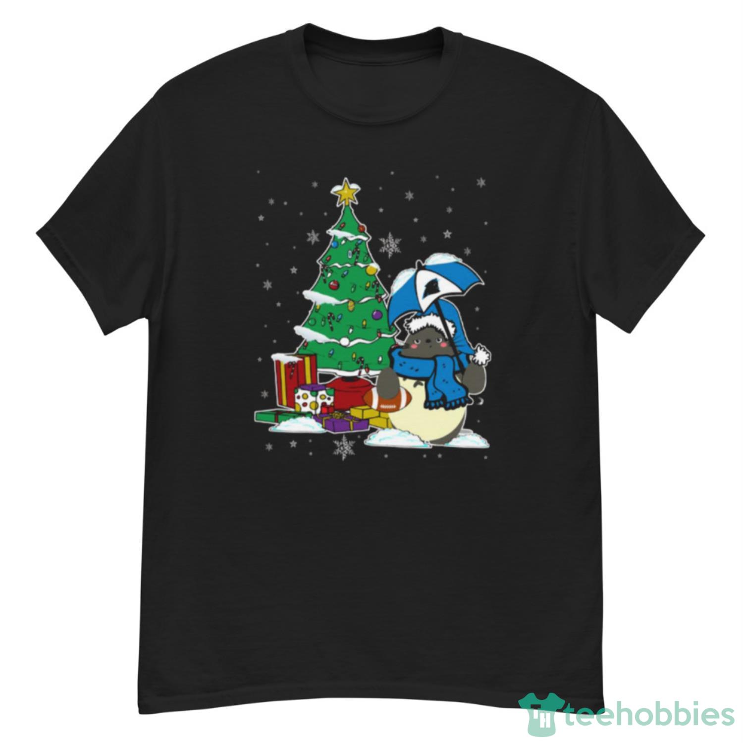 Carolina Panthers NFL Football Cute Tonari No Totoro Christmas Shirt For  Fans