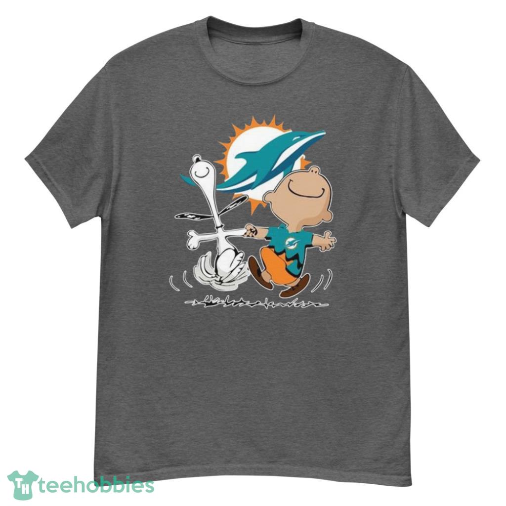 Snoopy The Peanuts Miami Dolphins Christmas Shirt