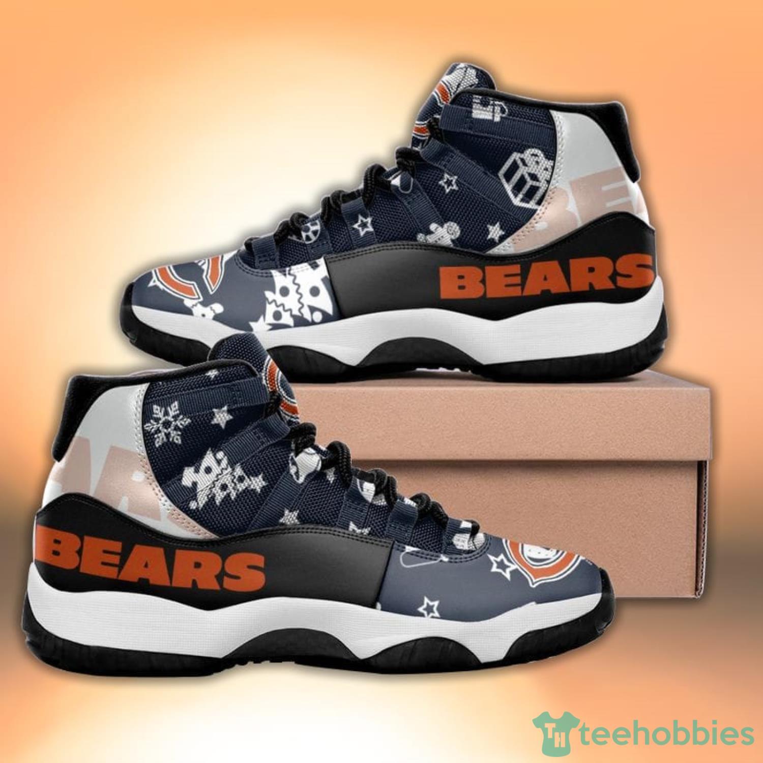 Chicago Bears Dark Background Hoodies Full Over Print - Banantees