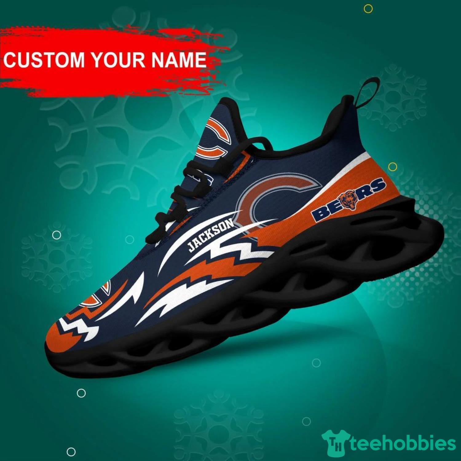 Chicago Bears NFL Max Soul Shoes Custom Name Running Shoes For Fans - Chicago Bears NFL Max Soul Shoes Custom Name, Sneakers Hot Trending Personalized Gifts For NFL Fans_1 Chicago Bears NFL Max Soul Shoes Custom Name Running Shoes For Fans - Chicago Bears NFL Max Soul Shoes Custom Name, Sneakers Hot Trending Personalized Gifts For NFL Fans_1