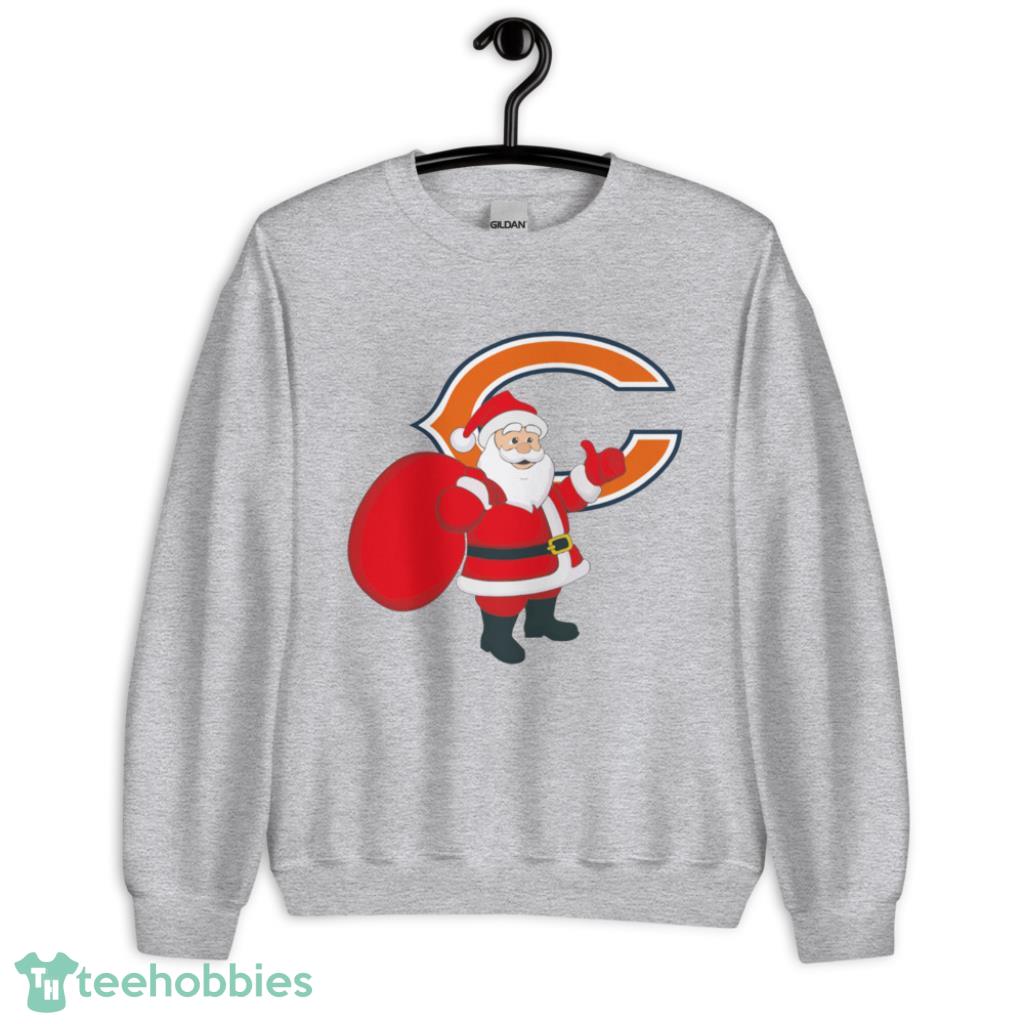 Chicago Bears NFL Santa Claus Christmas Shirt - Unisex Heavy Blend Crewneck Sweatshirt