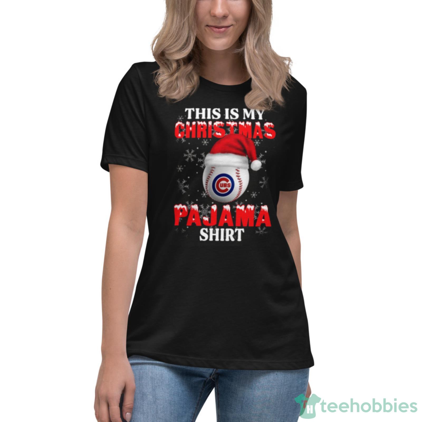 Chicago Cubs This Is My Christmas Pajama Shirt MLB Shirt For Fans