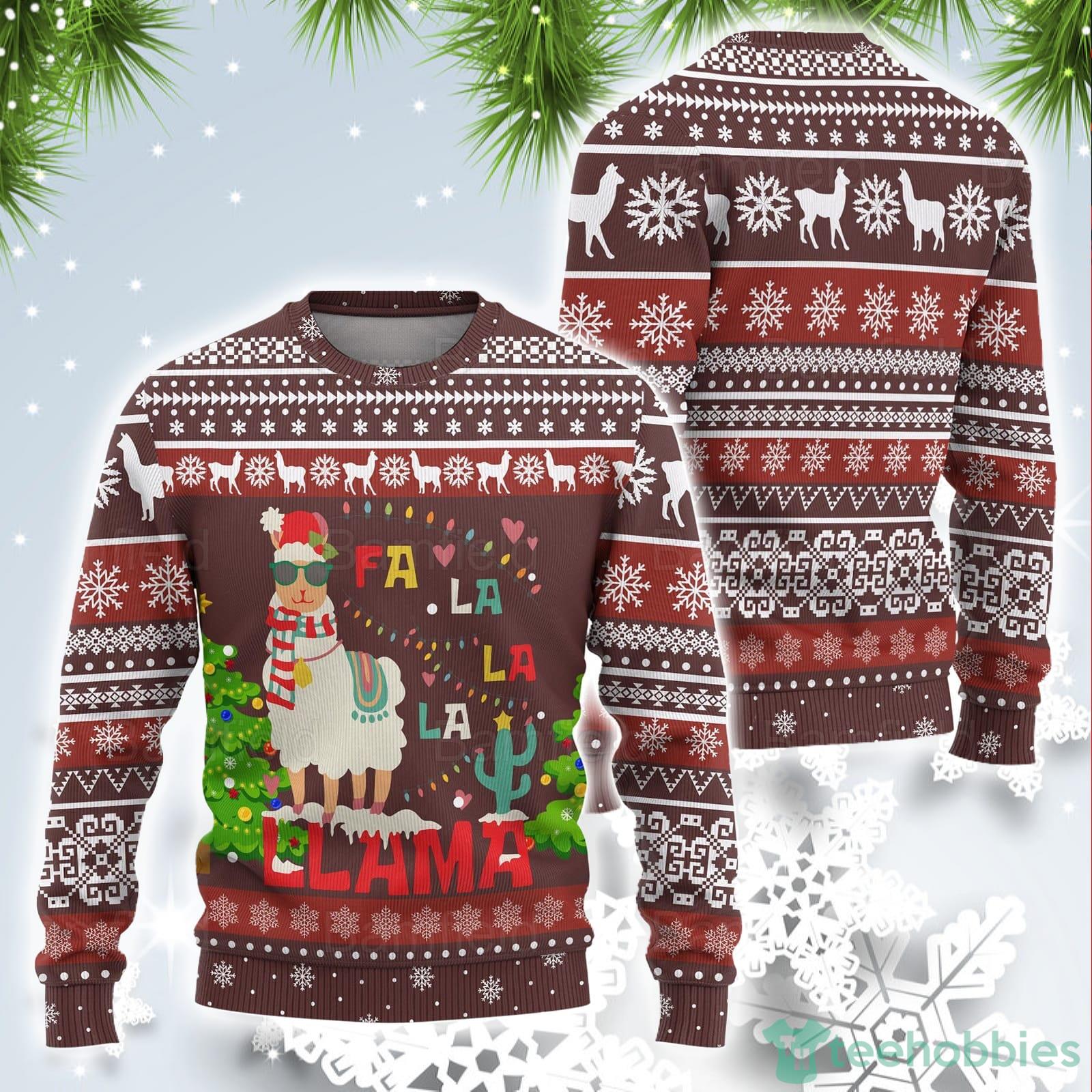 Fa la la online llama sweater