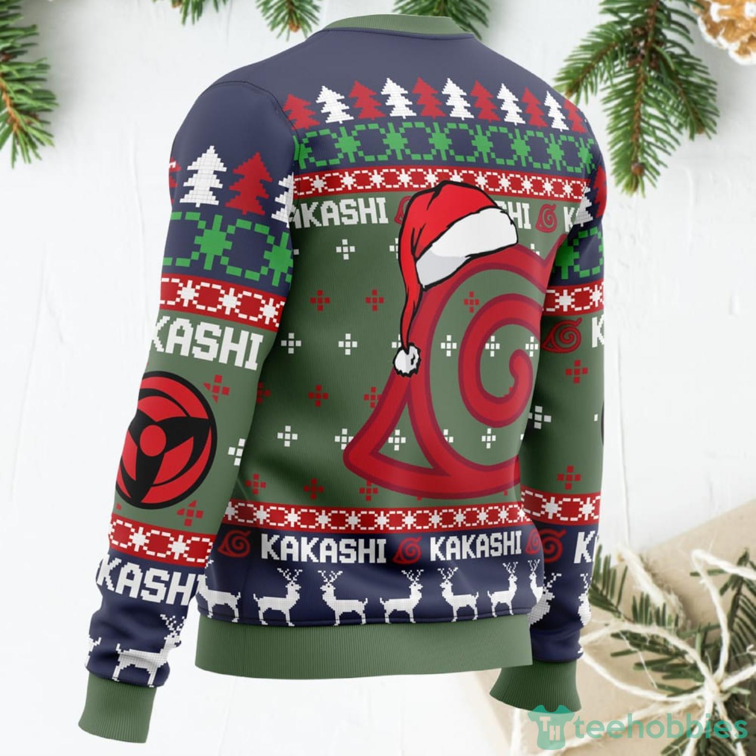 Kakashi Ugly Christmas Sweater - Teeclover