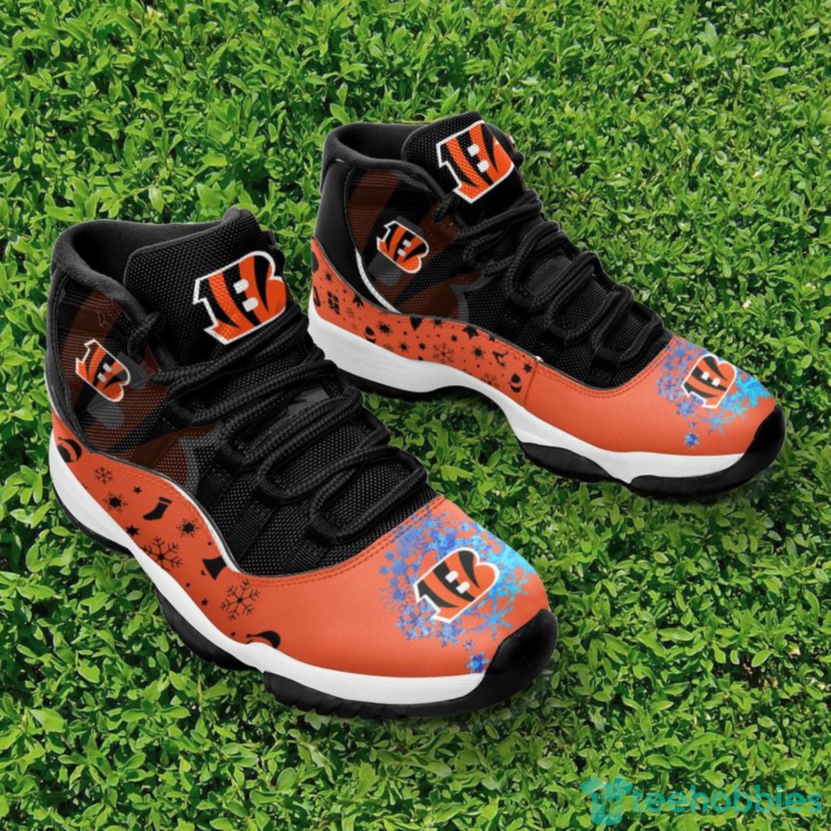 Cincinnati Bengals Skull Pattern Style Sneaker Air Jordan 11 Shoes