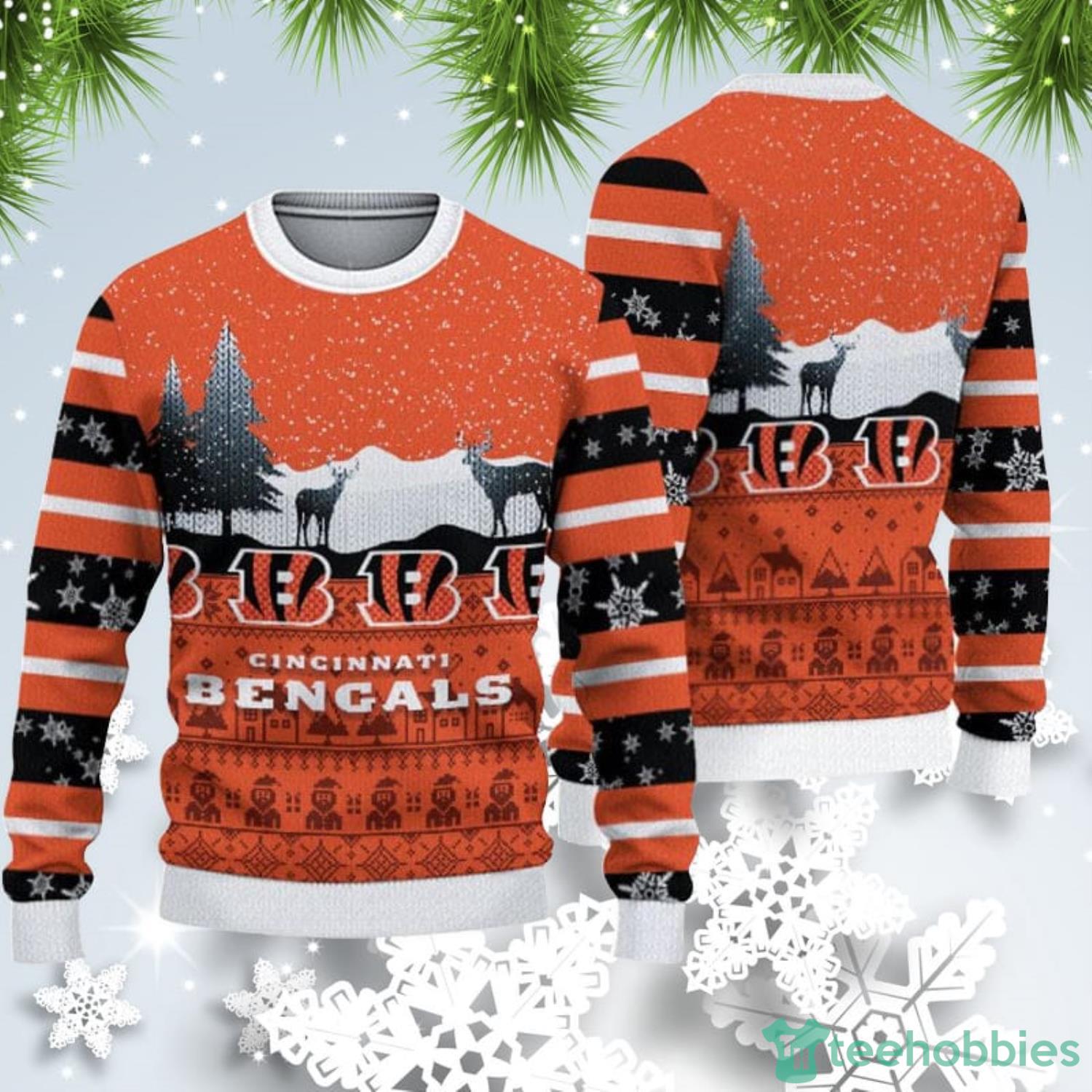 Cincinnati Bengals 3D Printed Ugly Christmas Sweater