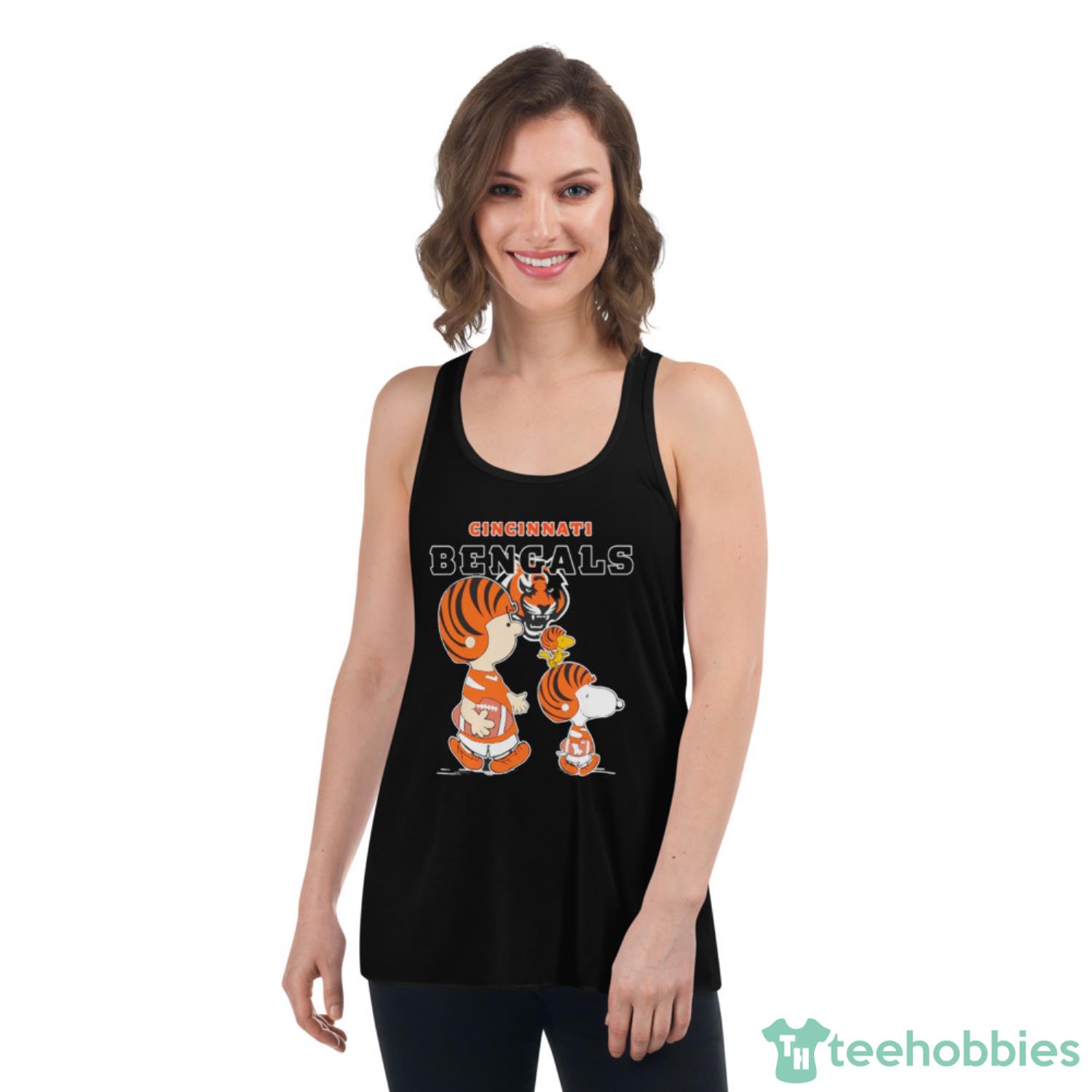 Cincinnati Bengals Lets Play Football Together Snoopy T-Shirt - T