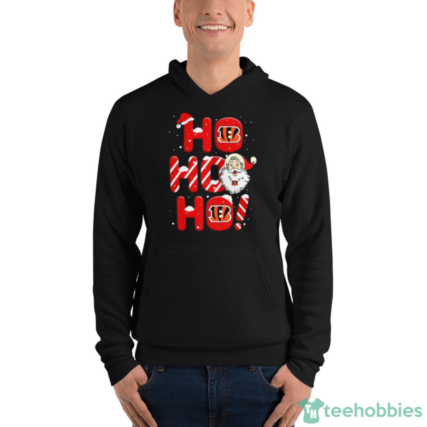 Cincinnati Bengals Santa Hat Christmas Light Shirt, hoodie