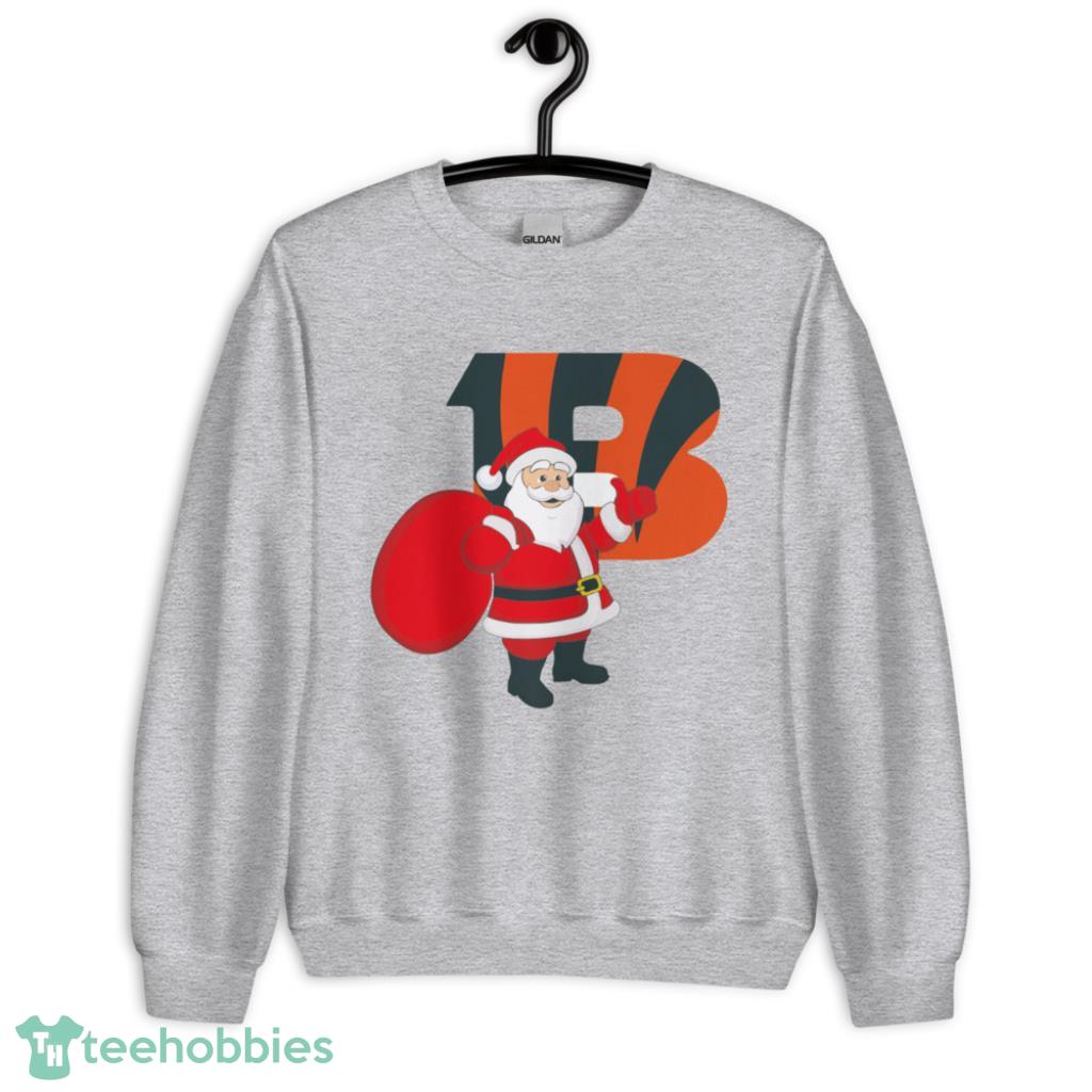 Cincinnati Bengals NFL Santa Claus Christmas Shirt - Unisex Heavy Blend Crewneck Sweatshirt