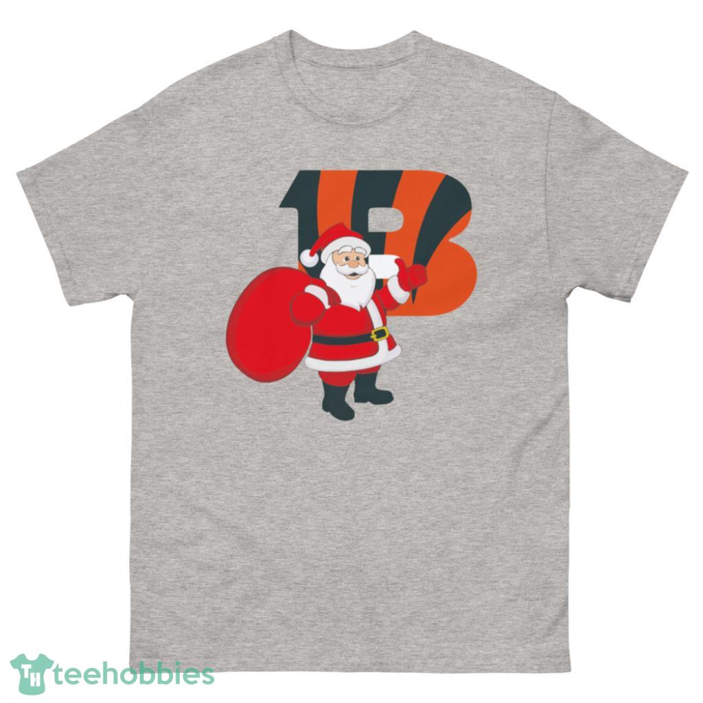 Cincinnati Bengals NFL Santa Claus Christmas Shirt - 500 Men’s Classic Tee Gildan