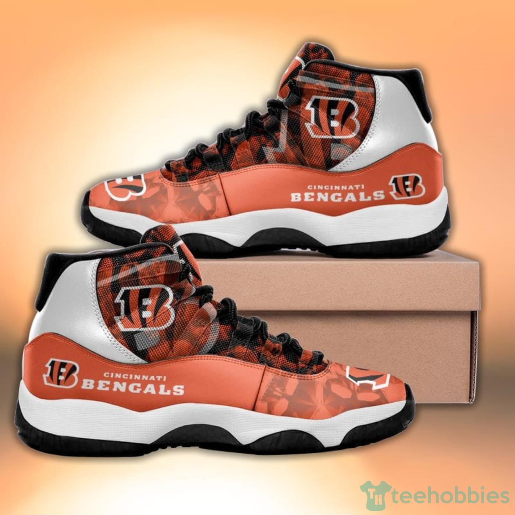 Cincinnati Bengals Skull Pattern Style Sneaker Air Jordan 11 Shoes