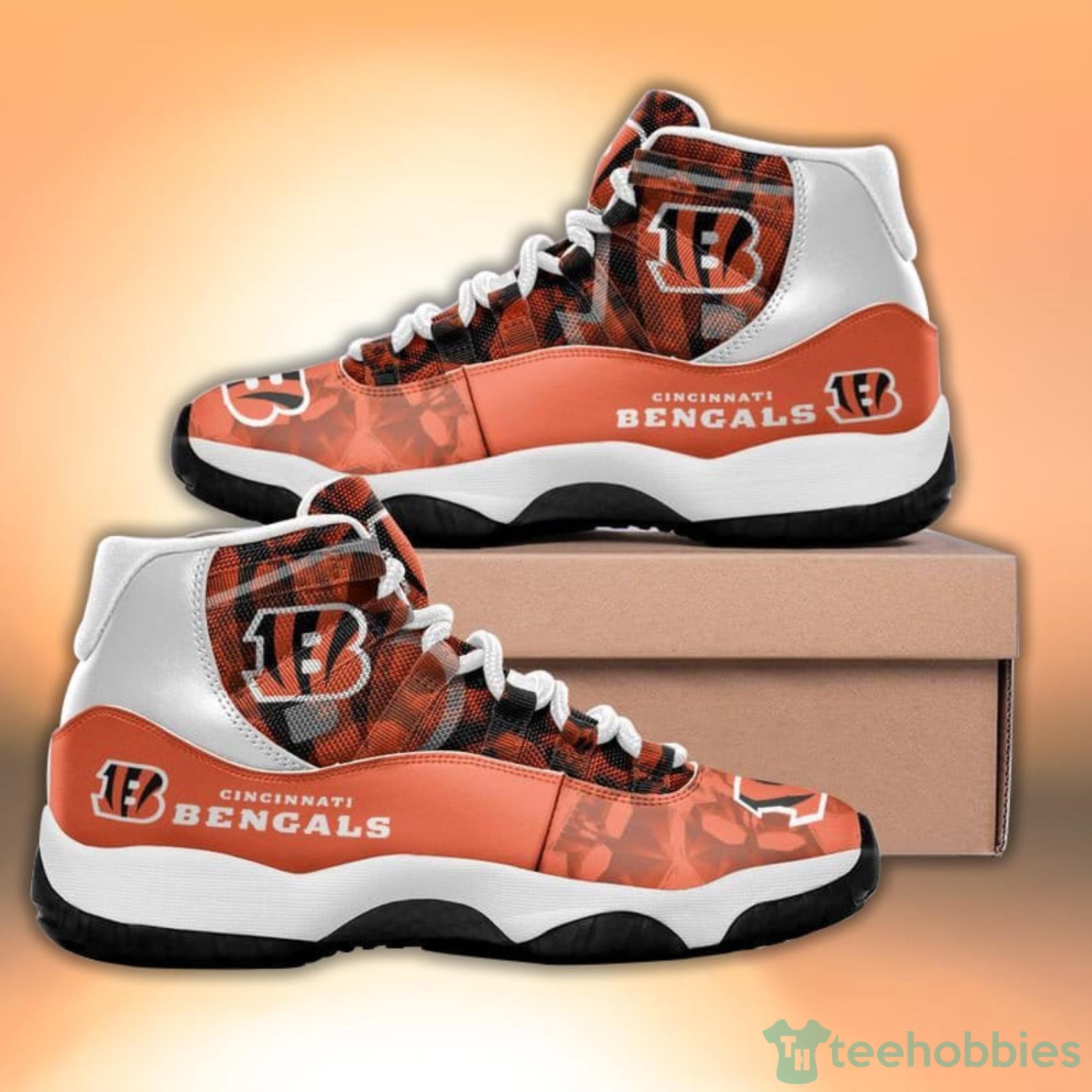 Cincinnati Bengals Skull Pattern Style Sneaker Air Jordan 11 Shoes Product Photo 1