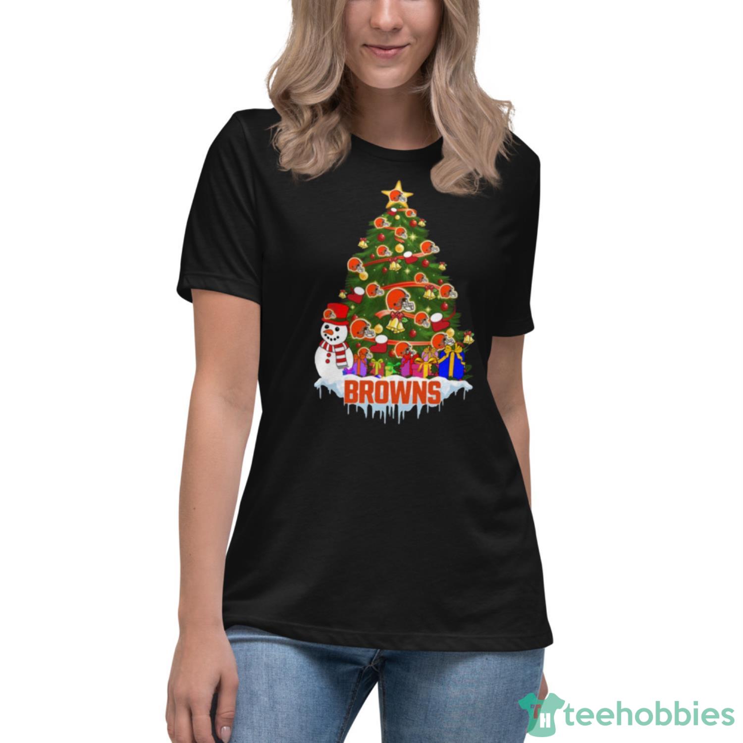 Cleveland Browns Merry Christmas Nfl Football Sports Shirt