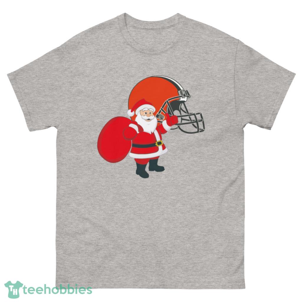 Cleveland Browns NFL Santa Claus Christmas Shirt - 500 Men’s Classic Tee Gildan