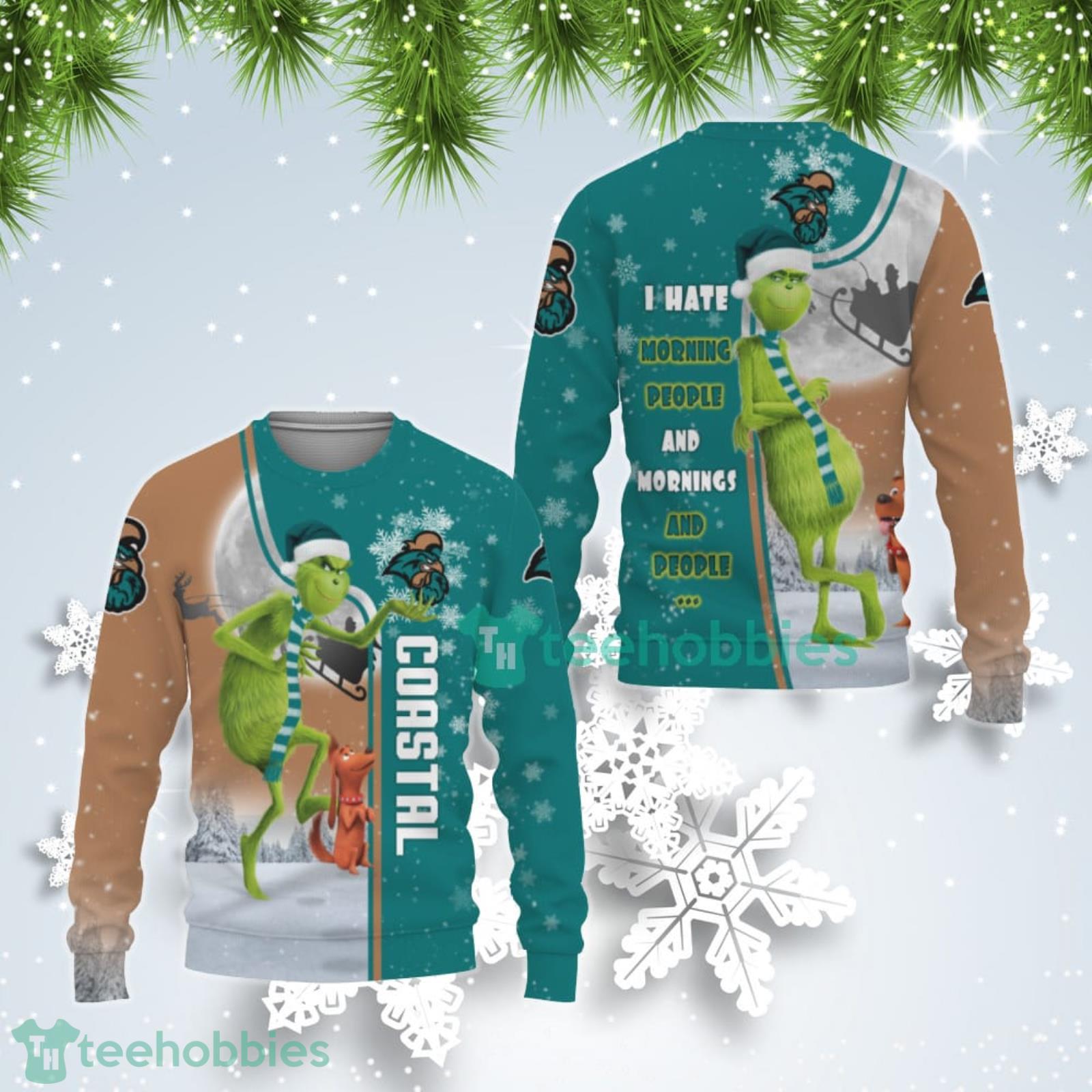 Dallas Cowboys Grinch Ugly Christmas Sweater - Freedomdesign