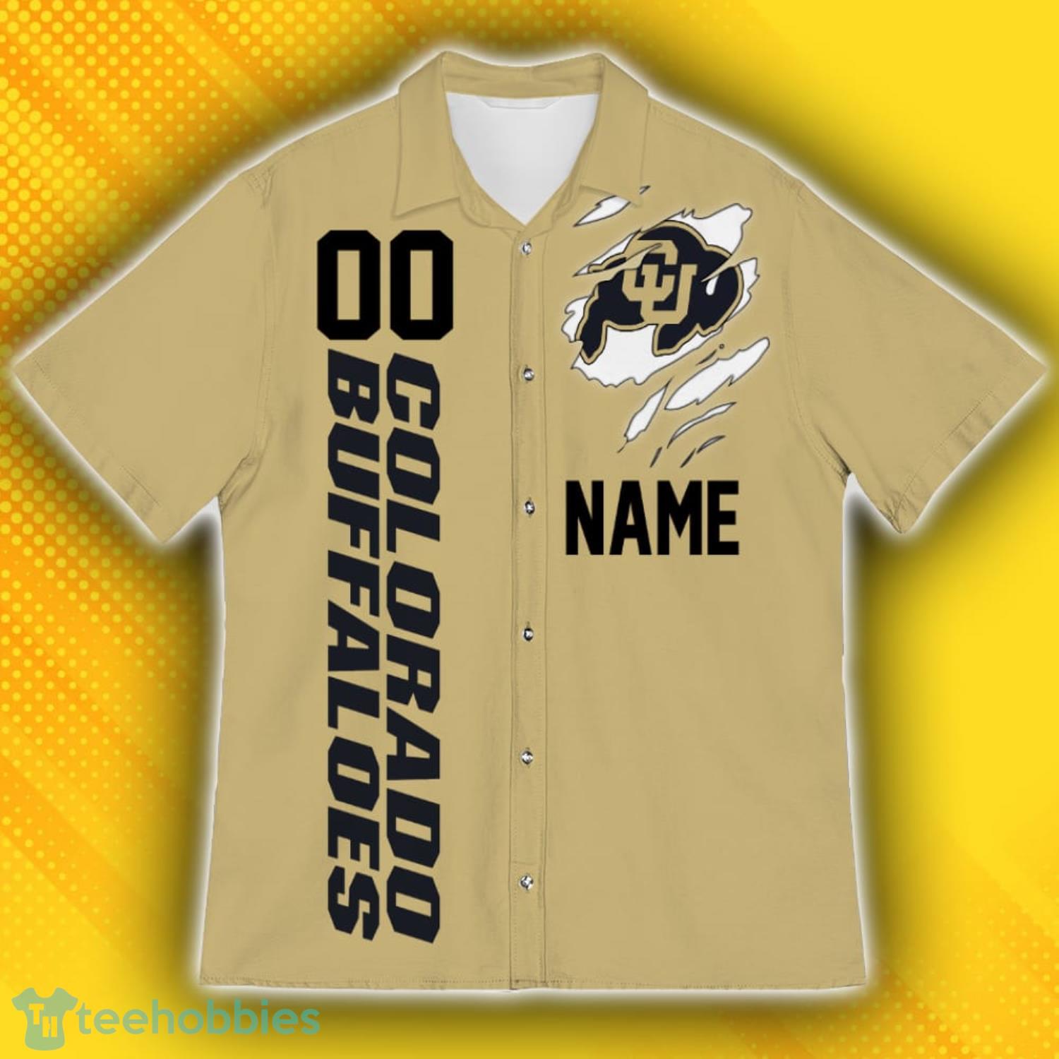 Colorado Buffaloes Sports American Hawaiian Football Hawaiian Shirt Custom Name For Fans Product Photo 2