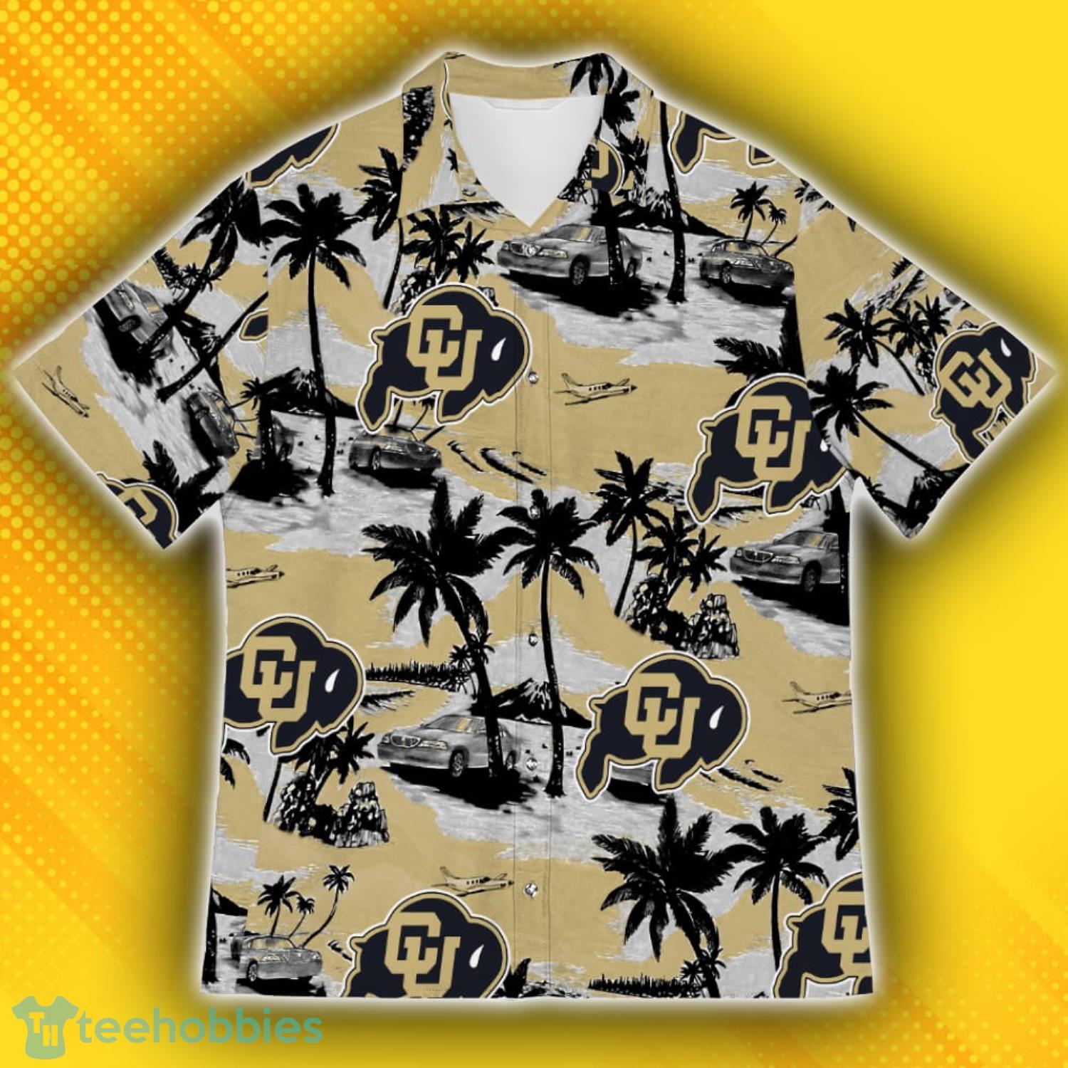 Colorado Buffaloes Sports American Tropical Patterns Hawaiian Shirt Product Photo 2