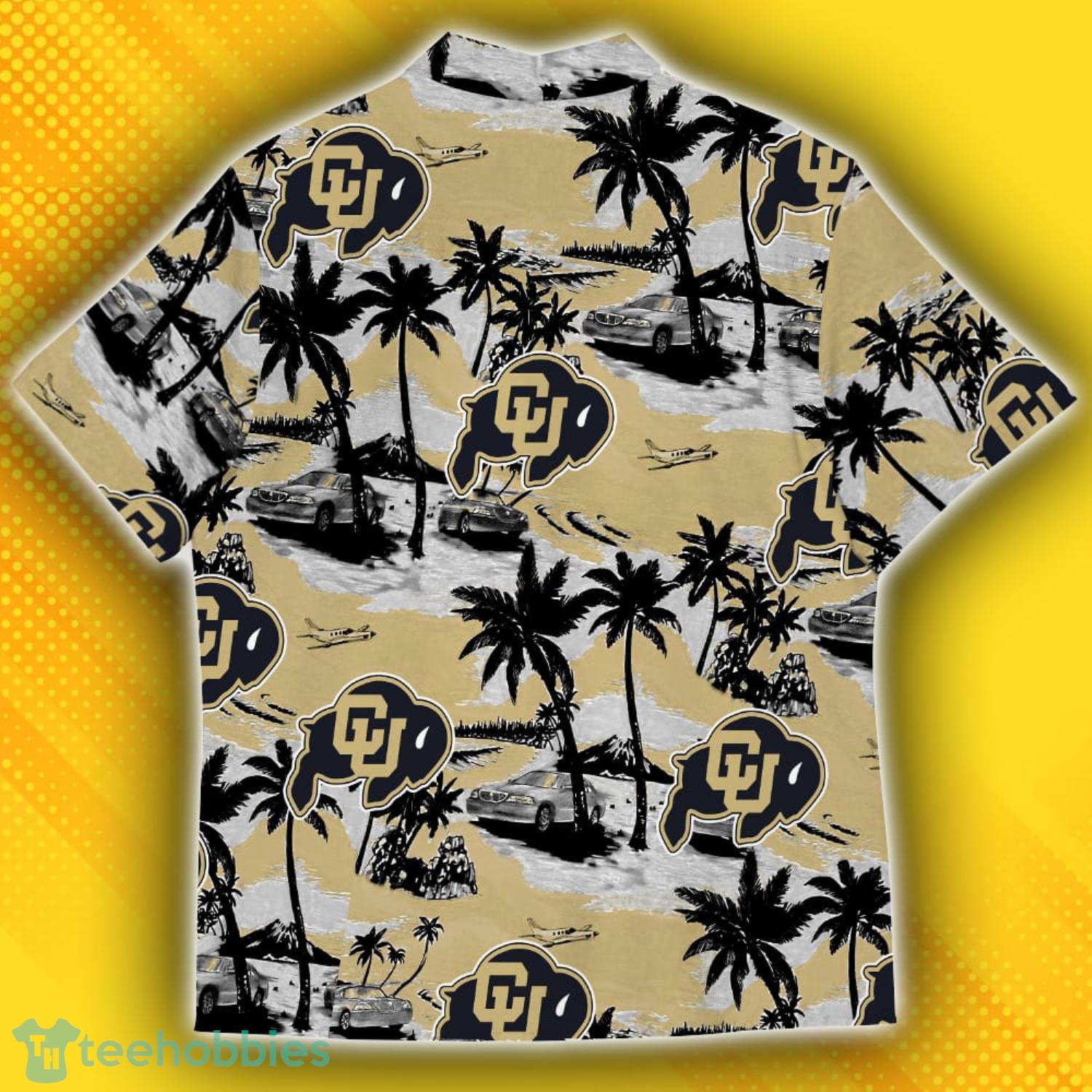 Colorado Buffaloes Sports American Tropical Patterns Hawaiian Shirt Product Photo 3