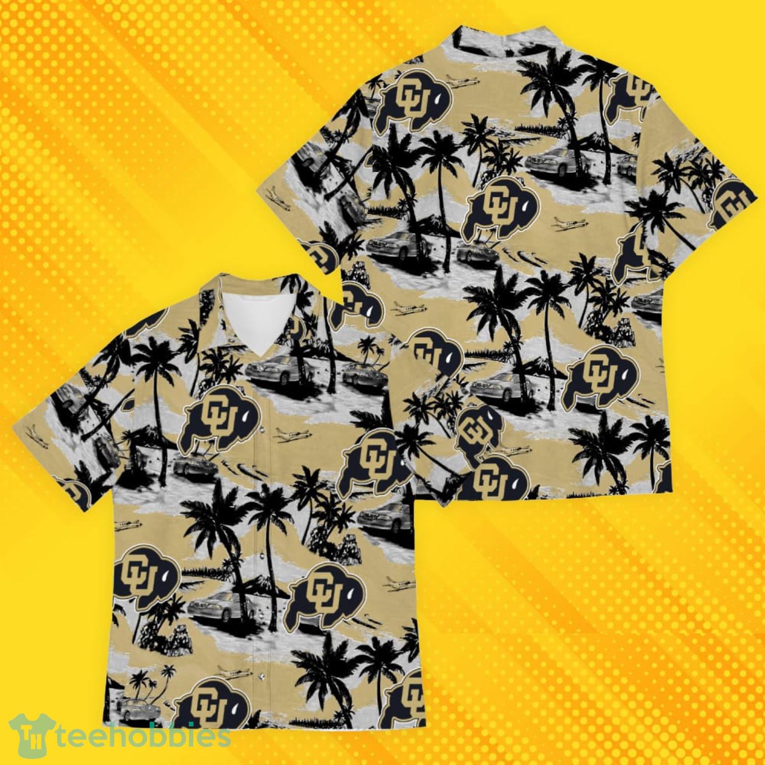 Colorado Buffaloes Sports American Tropical Patterns Hawaiian Shirt Product Photo 1