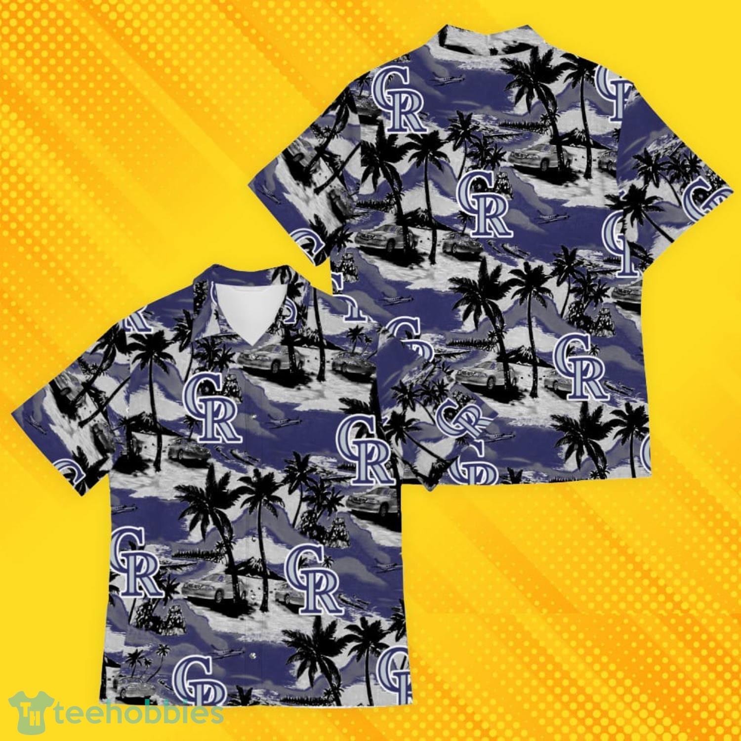 Colorado Rockies Sports American Tropical Patterns Hawaiian Shirt Product Photo 1