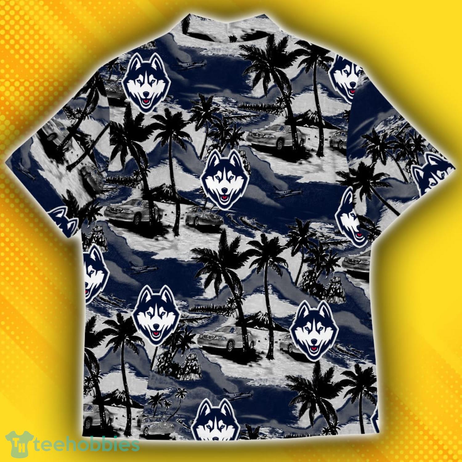 Connecticut Huskies Sports American Tropical Patterns Hawaiian Shirt Product Photo 3